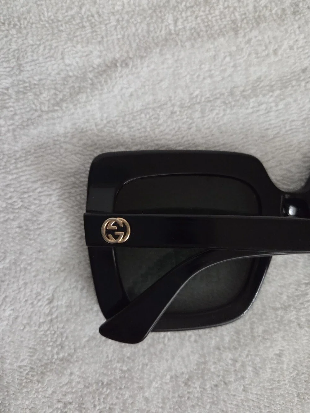 Gucci Black Oversized Square Sunglasses Women